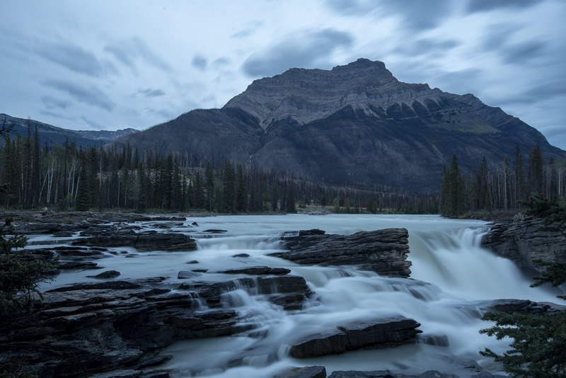 Athabasca Falls Jasper National Park by Eric Hildebrandt